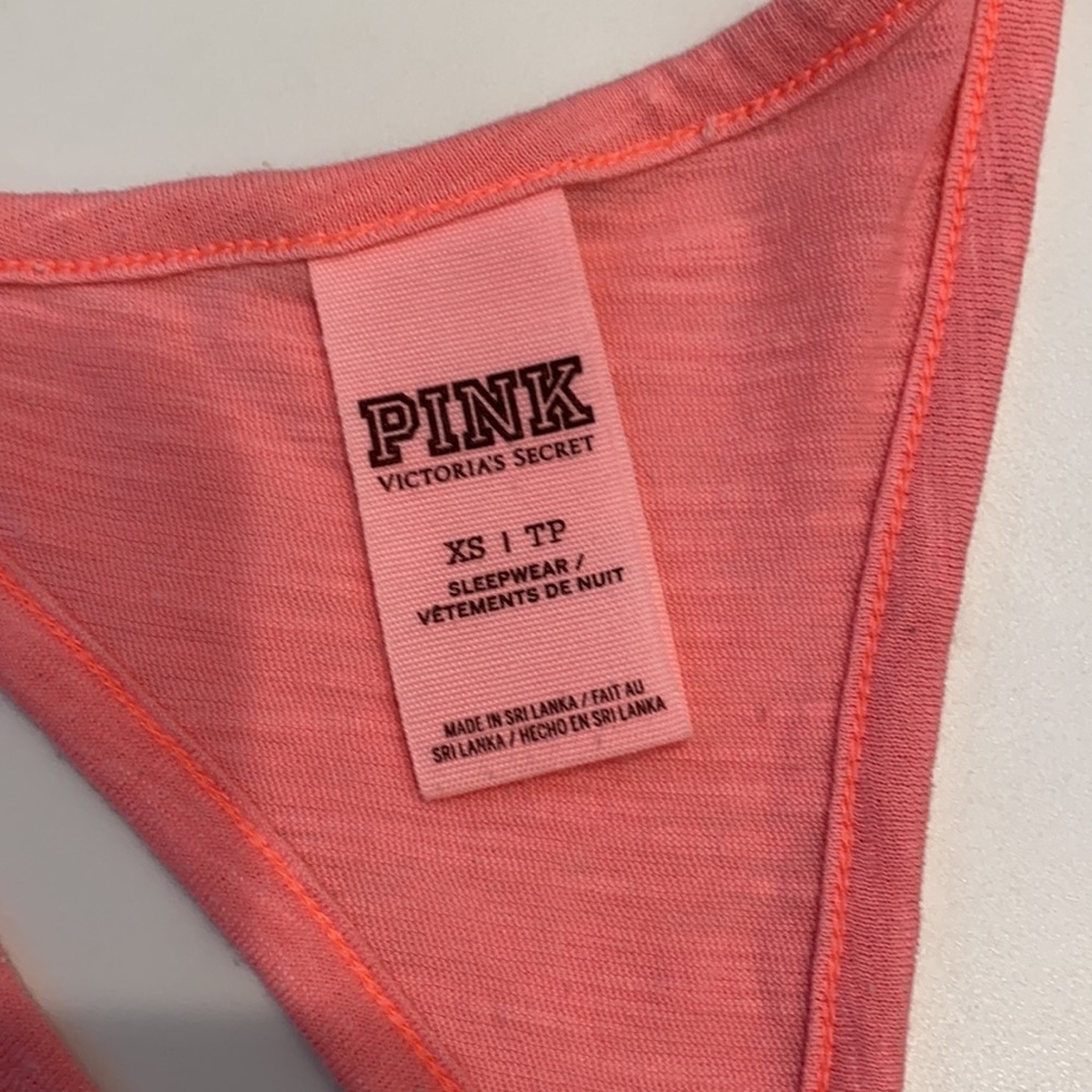 2 PINK sleepwear tanks, size XS - Picture 7 of 8